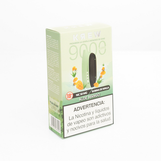 2X1 VAPOS EN KREW 9000 - ALOE MANGO